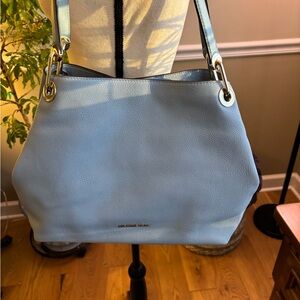 Brand New~Michael Kors Sky Blue Shoulder Bag! 🩵